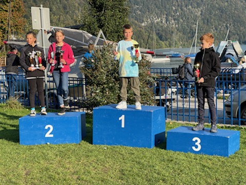 Kris Wagner gewinnt U12 auf Optimist beim Spänglercup 2021