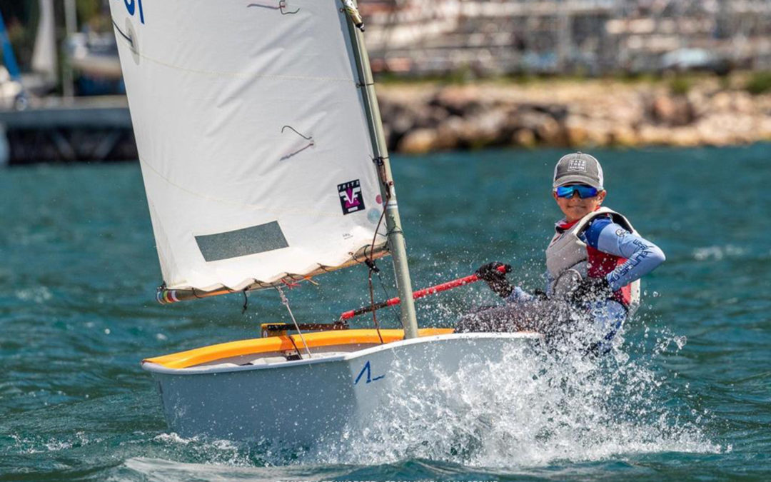 Kris Wagner (UYCMa) bei Optimist Weltmeisterschaft 2022