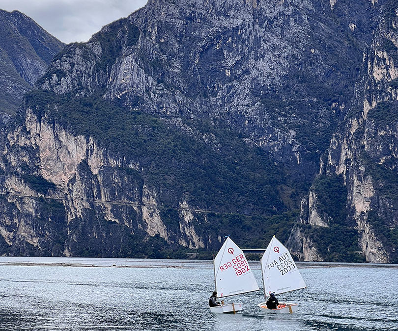 2x top Platzierung für Kris Wagner im Opti am Gardasee