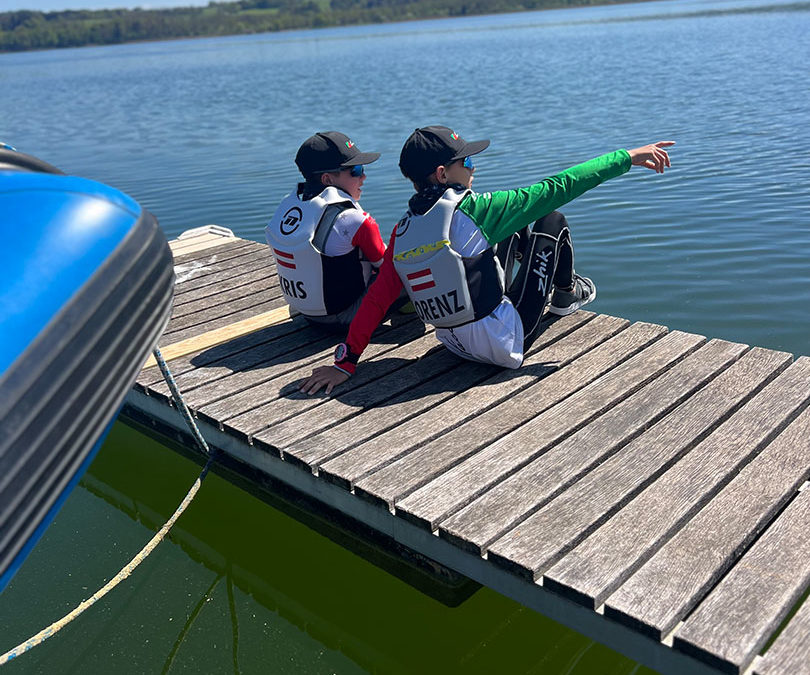 Kris Wagner (UYC-Mattsee) 1. Platz beim Opti-Sparkassen-Cup 2024 am Simssee