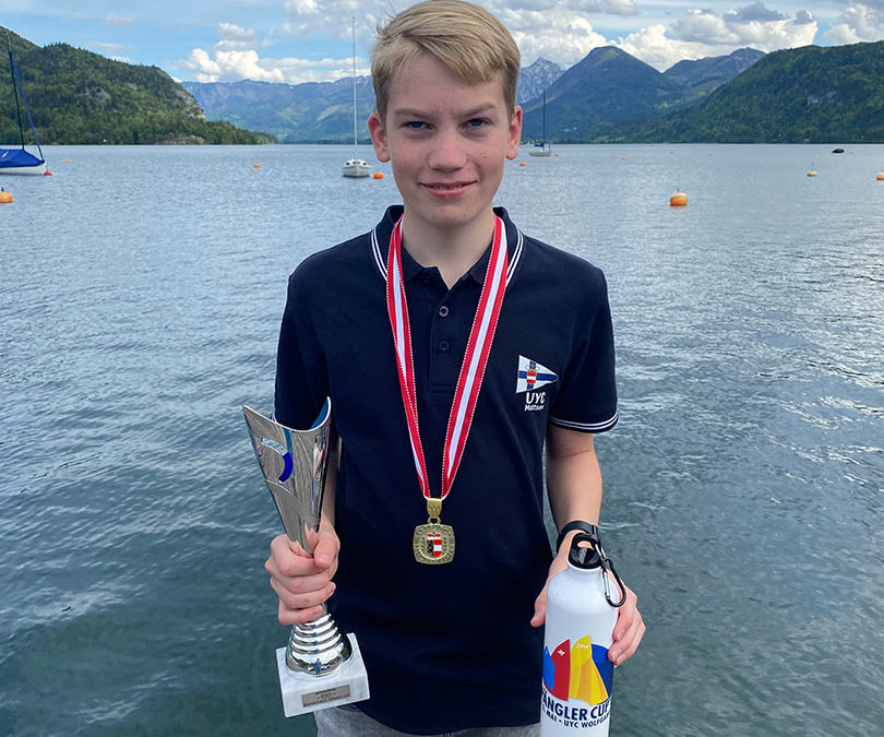 Xaver Auer (UYC-Mattsee) 4 Wettfahrtsiege in Serie beim Spängler Cup 2024 am Wolfgangsee