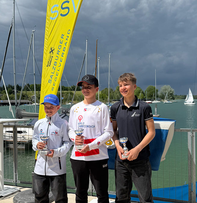 Kris Wagner (UYCMa) gewinnt die Optimist SP-Regatta am Mattsee