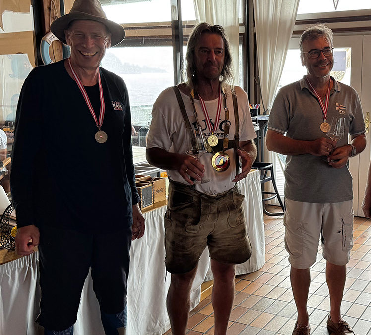 Andreas Knittel und Thomas Himmer (UYCMa) Österr. Meister und Vize-Meister 2025 der O-Jollen Klasse